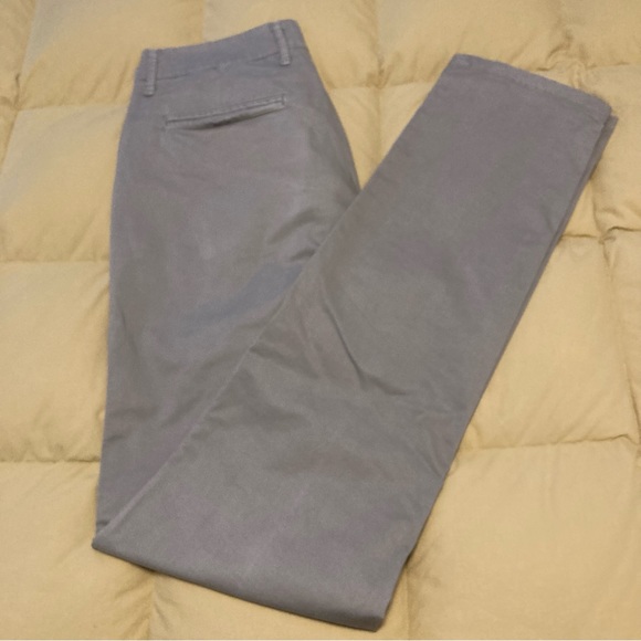 Alessandro Gilles Mens Flat Front Casual Chino Pants Size 32 - Picture 4 of 8
